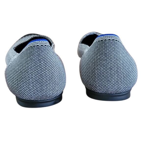 Rothy's The Flat‎ Captoe Misty Grey Women's Size 7.5 Slip-on Career Work Office - Picture 4 of 10